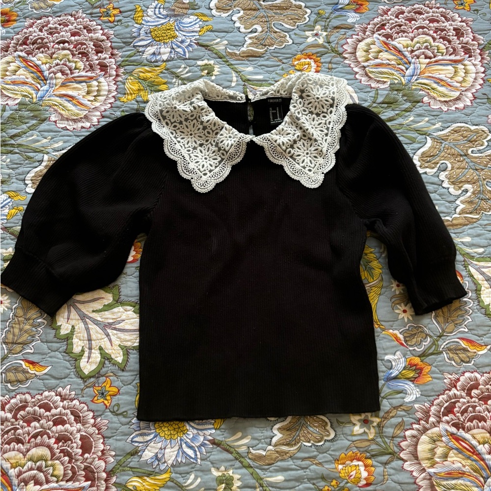 Cute collared sweater